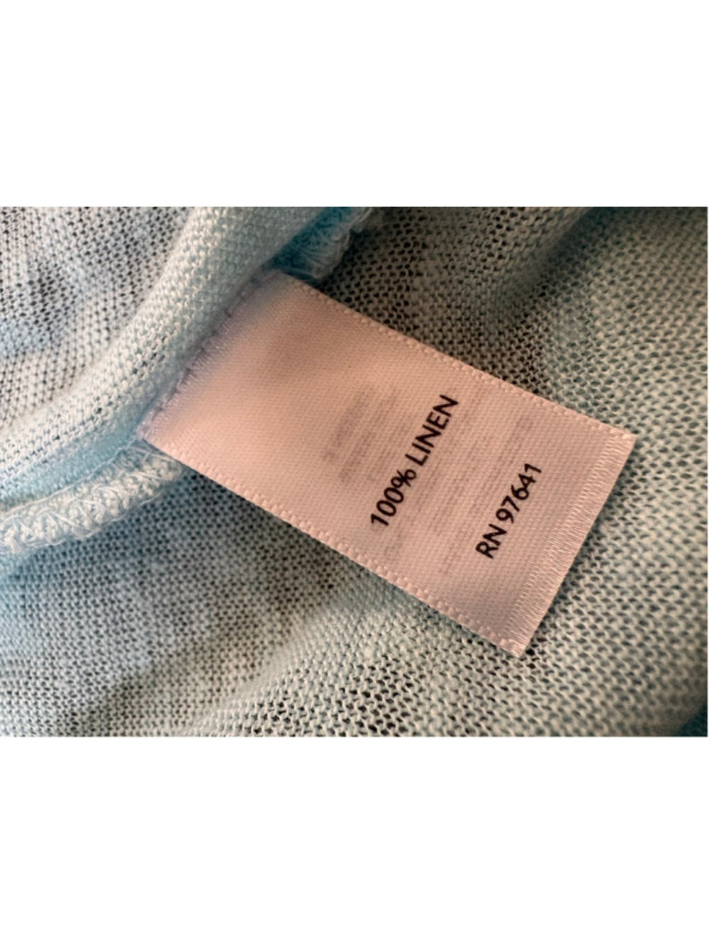 J. Jill 100% Linen Open Front Cardigan Sweater XL Aqua Blue Tie Hem Light - Picture 8 of 11